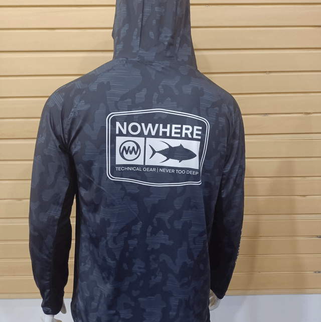 TSHIRT UPF 50+ NOWHERE FISHING CAMO Longsleeve 