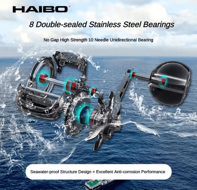 Moulinet OH Venom 301HJC Haibo 12kg Frein Pe2 380m