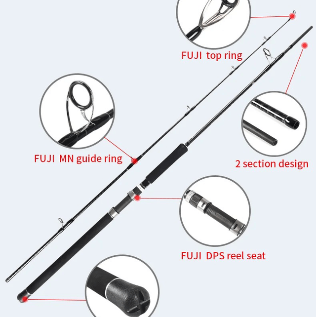 Canne Popping Kuroshio 8,8”XH 2m64 (60-200gr) / 8.0H 2m40 (40-150)