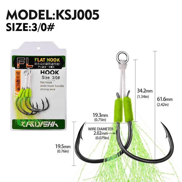 Assists Green core 1/0-2/0-3/0-4/0