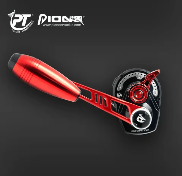 Moulinet Pioneer INFINIA XE 1 or 2 SPEED LEFT HANDLE (frein 30kg / 550m pE-2) 