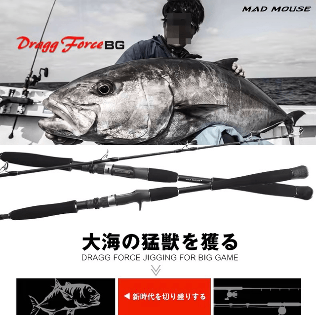 Canne Draggforce Bg 100-350gr 1m90