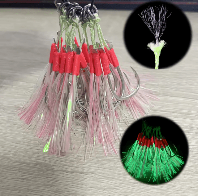 Assist Hook Monster Jigging 3/0 Stainless Steel wire line