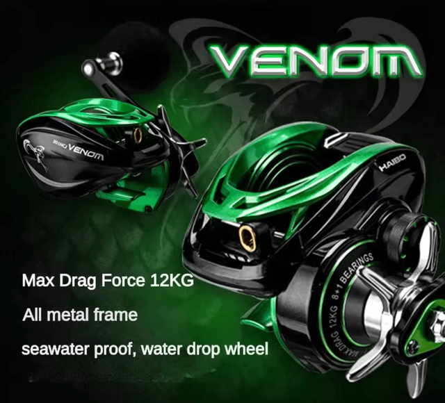 Moulinet OH Venom 301HJC Haibo 12kg Frein Pe2 380m
