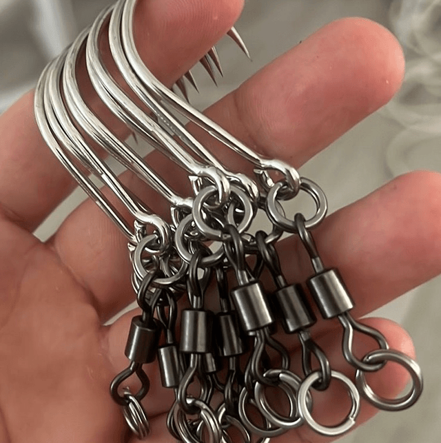 Émerillons Tournants 26mm 200LBS TEST x10pcs